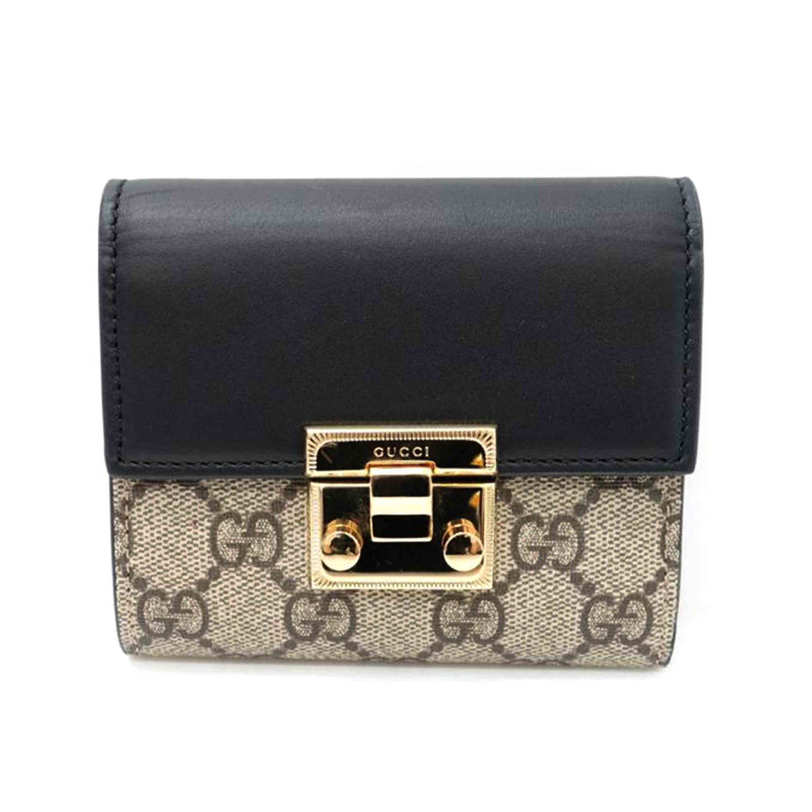 GUCCI GGスプリーム三つ折り財布 453155 ABランク 88