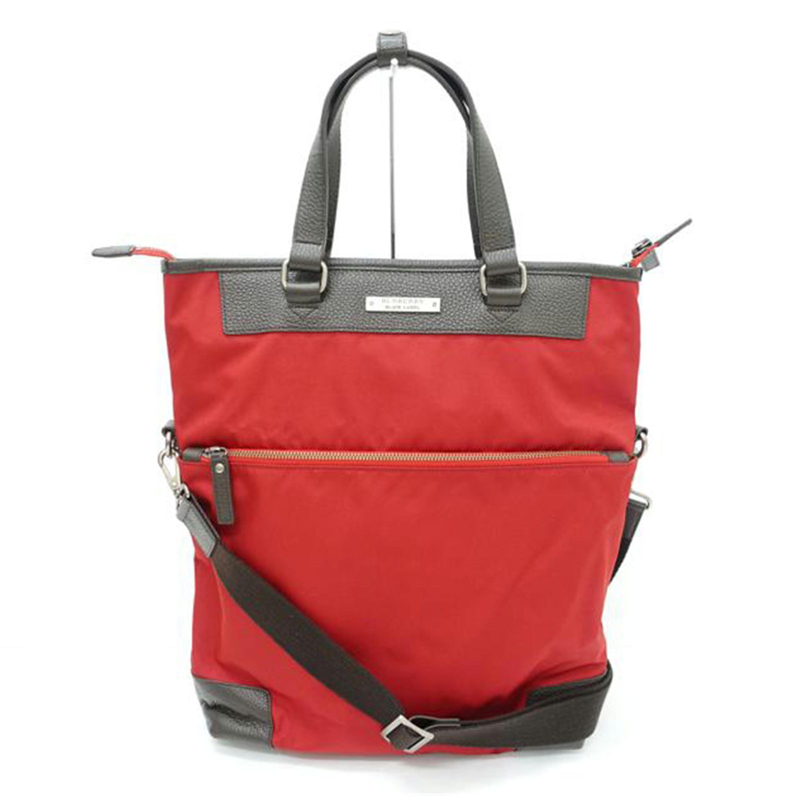 BURBERRY BLACKLABEL 2WAYナイロン×レザーバッグ ABランク 88