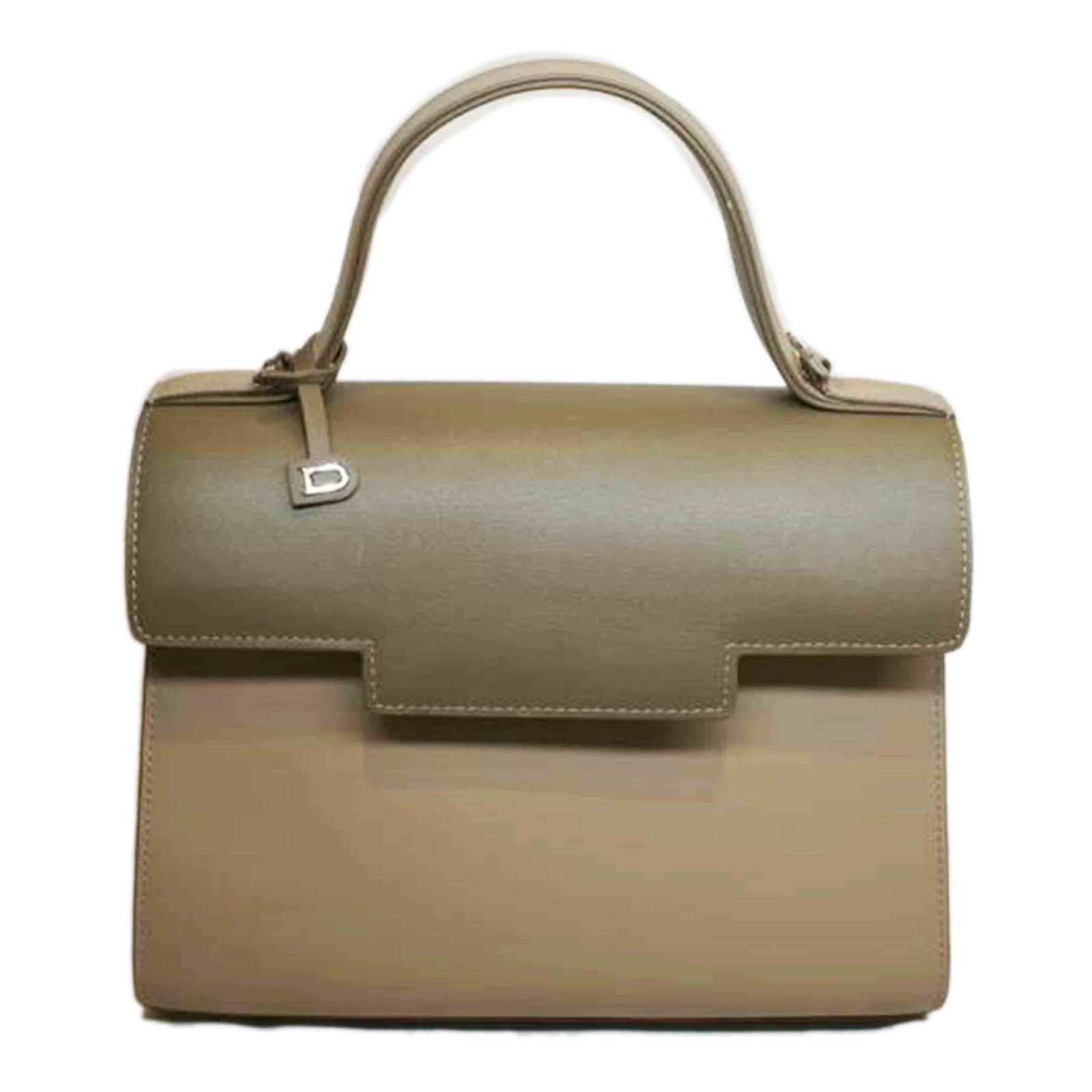 DELVAUX タンペートMM/バイカラー/2WAY Aランク 92