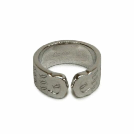 Cartier K18WG/2000年X'mas限定C2リング ABランク 92