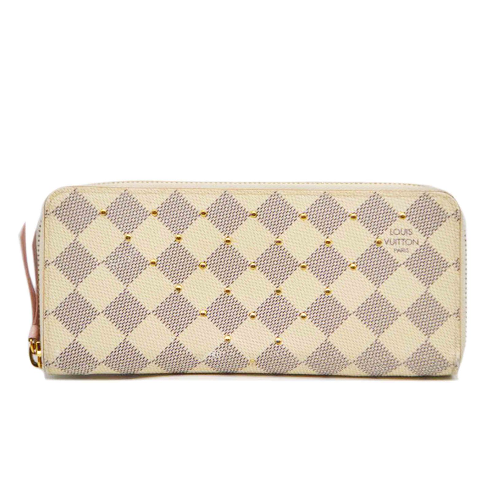 LOUIS VUITTON ポルトフォイユ・クレマンス/アズール/ローズバレリーヌ N60252 Bランク 89