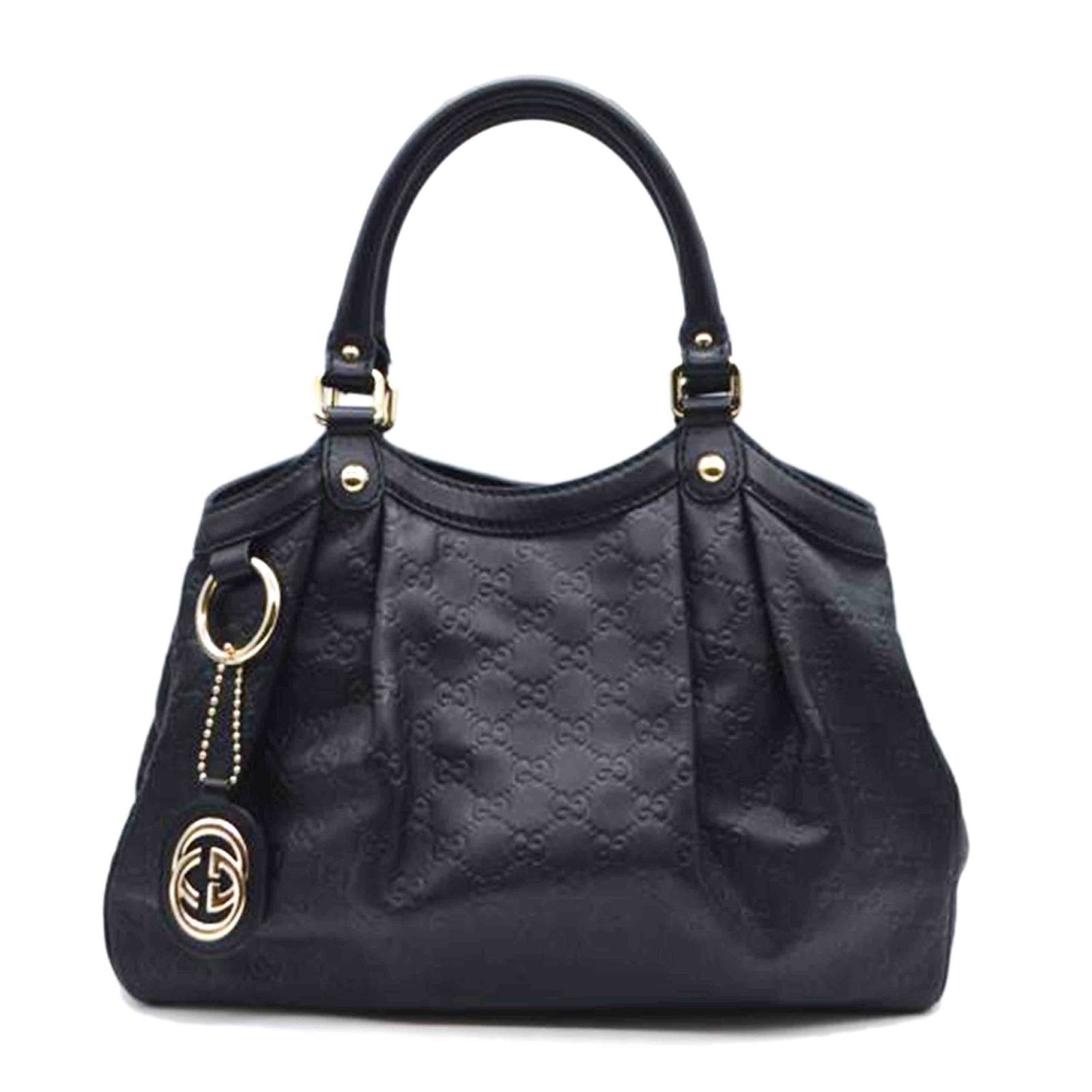 GUCCI グッチシマスーキーレザーハンド/ノワール 211944 Aランク 89