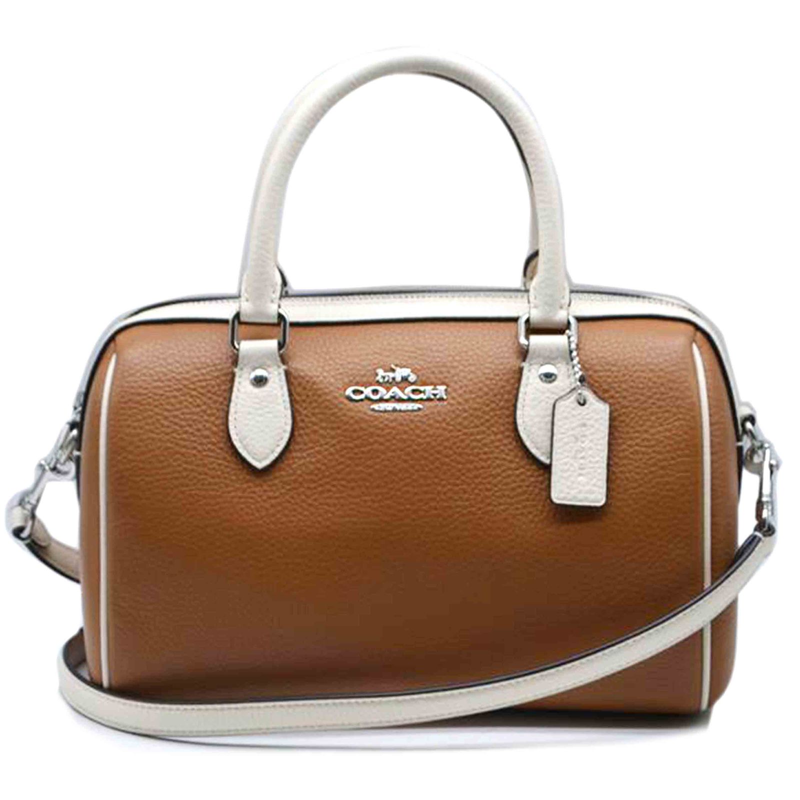COACH ローアンサッチェルカラーブロック2wayレザーハンド CT848 Aランク 89
