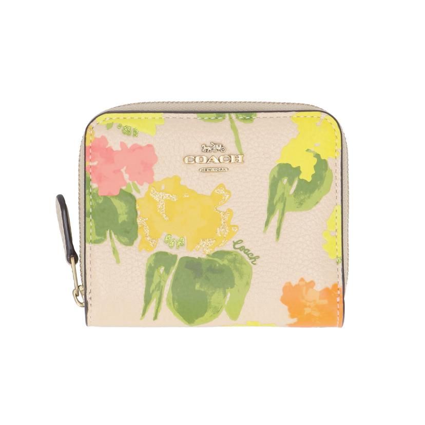 COACH ビルフォールドウォレットフローラルプリント CC980 Aランク 94