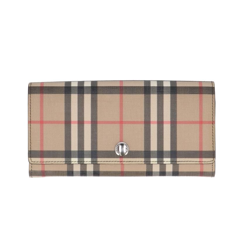 BURBERRY 二つ折り長財布/ノバチェック Aランク 94