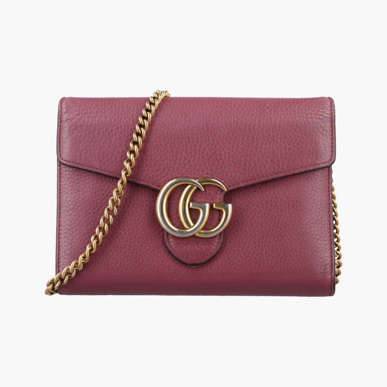 グッチGucciGGマーモント パープル レザー 401232