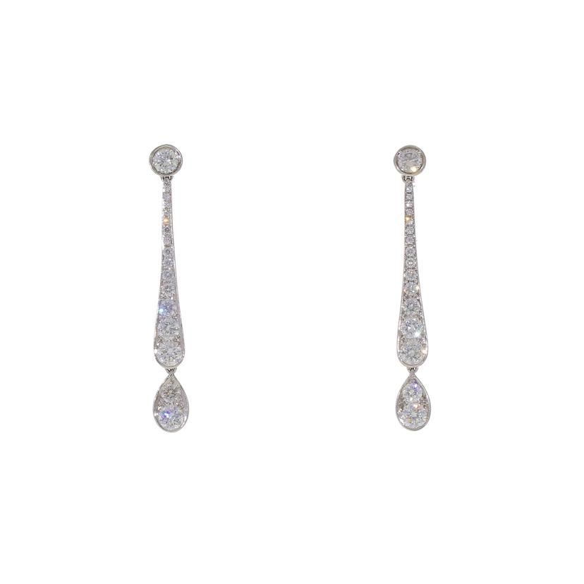 TIFFAY&CO. ジャズドロップピアス/PT950 Bランク 94