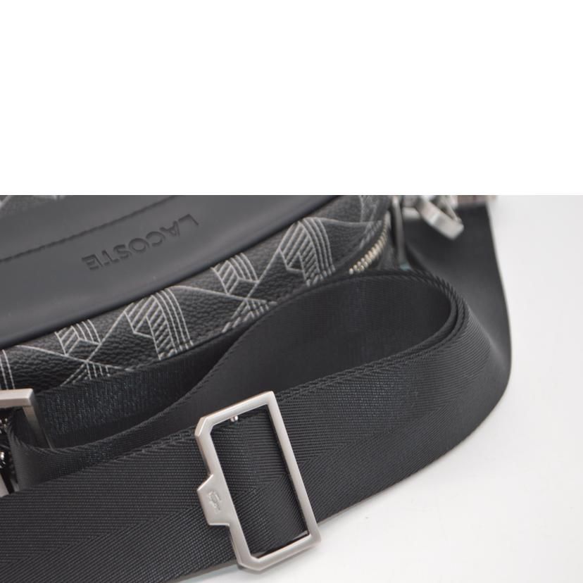 LACOSTE ザブレンドモノグラムコンビレポーターバッグ NH5283LX SA