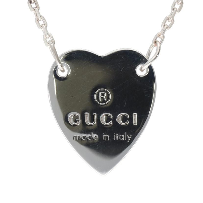 GUCCI グッチ ネックレス - グッチ⁄ハートペンダントネックレス⁄925 