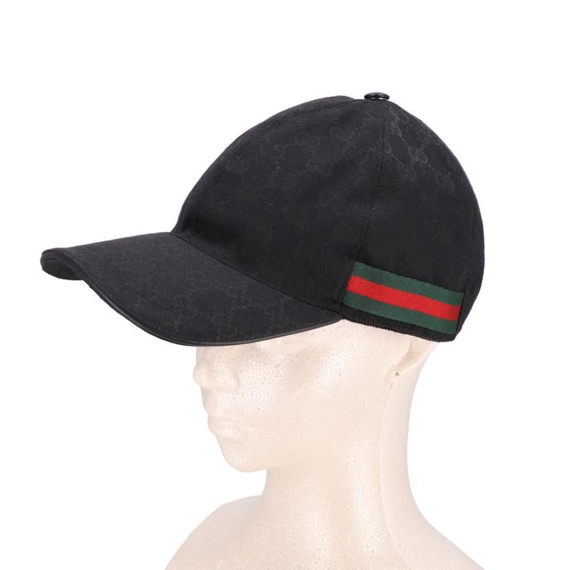 GUCCI GGキャンバス/シェリーラインベースボールキャップ 200035 KQWBC Aランク 91