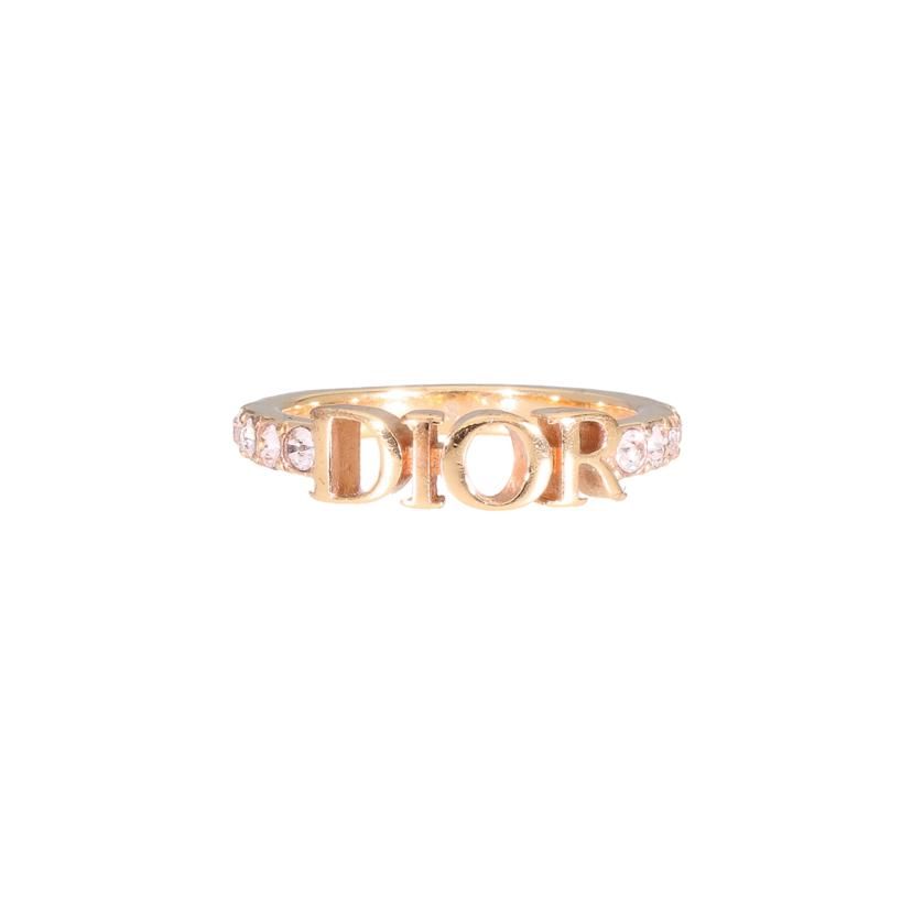 DIOR ラインストーンロゴリング ABランク 91