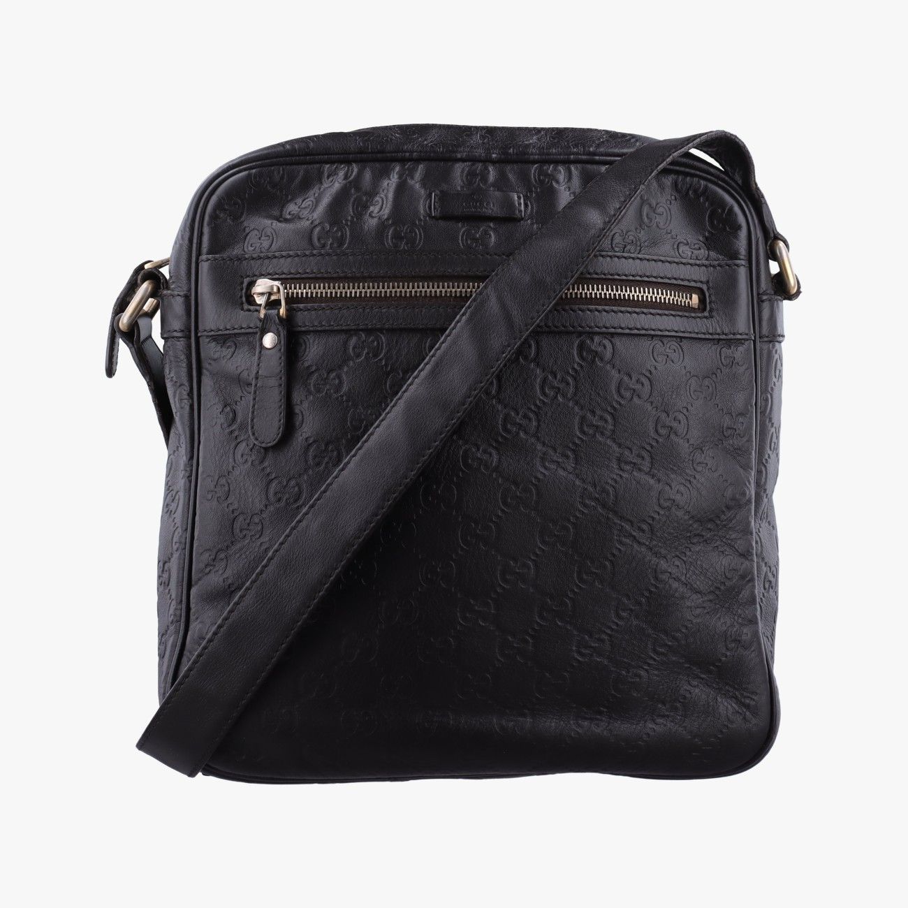 グッチGucciグッチシマ メッセンジャー ブラック レザー 201448 A012510560