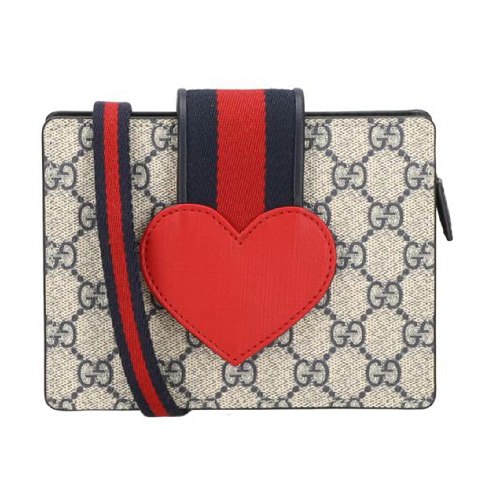 GUCCI チルドレンズ/GGハートウェブストライプバッグ 793830 Aランク 91