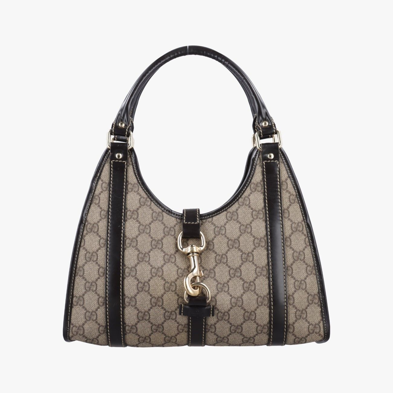 グッチGucciジャッキー ブラウン PVCコーティングキャンバス×レザー 203495 C3439064