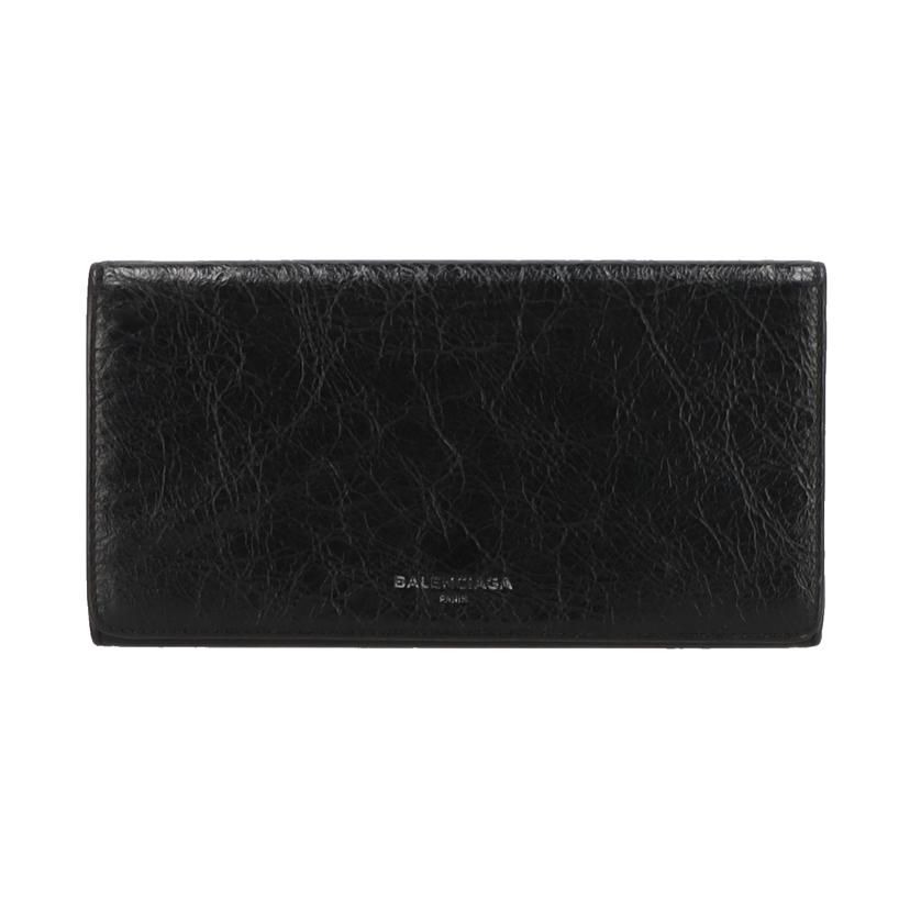 BALENCIAGA エッセンシャル/ヴィンテージ風折財布 542008･1000 ABランク 91