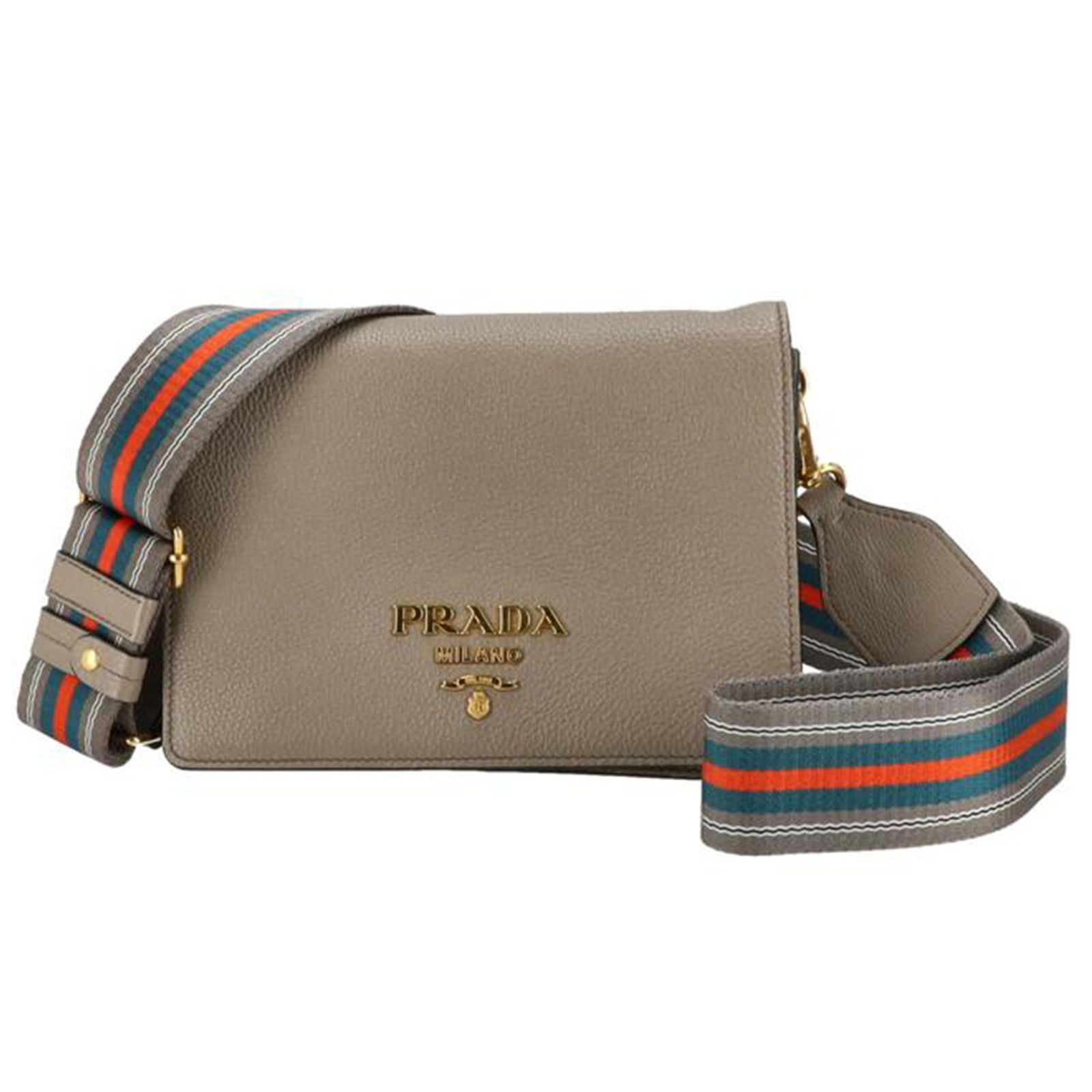 PRADA マルチストライプショルダー/ヴィッテロダイノレザー2WAYショルダー 1BD102 ABランク 91
