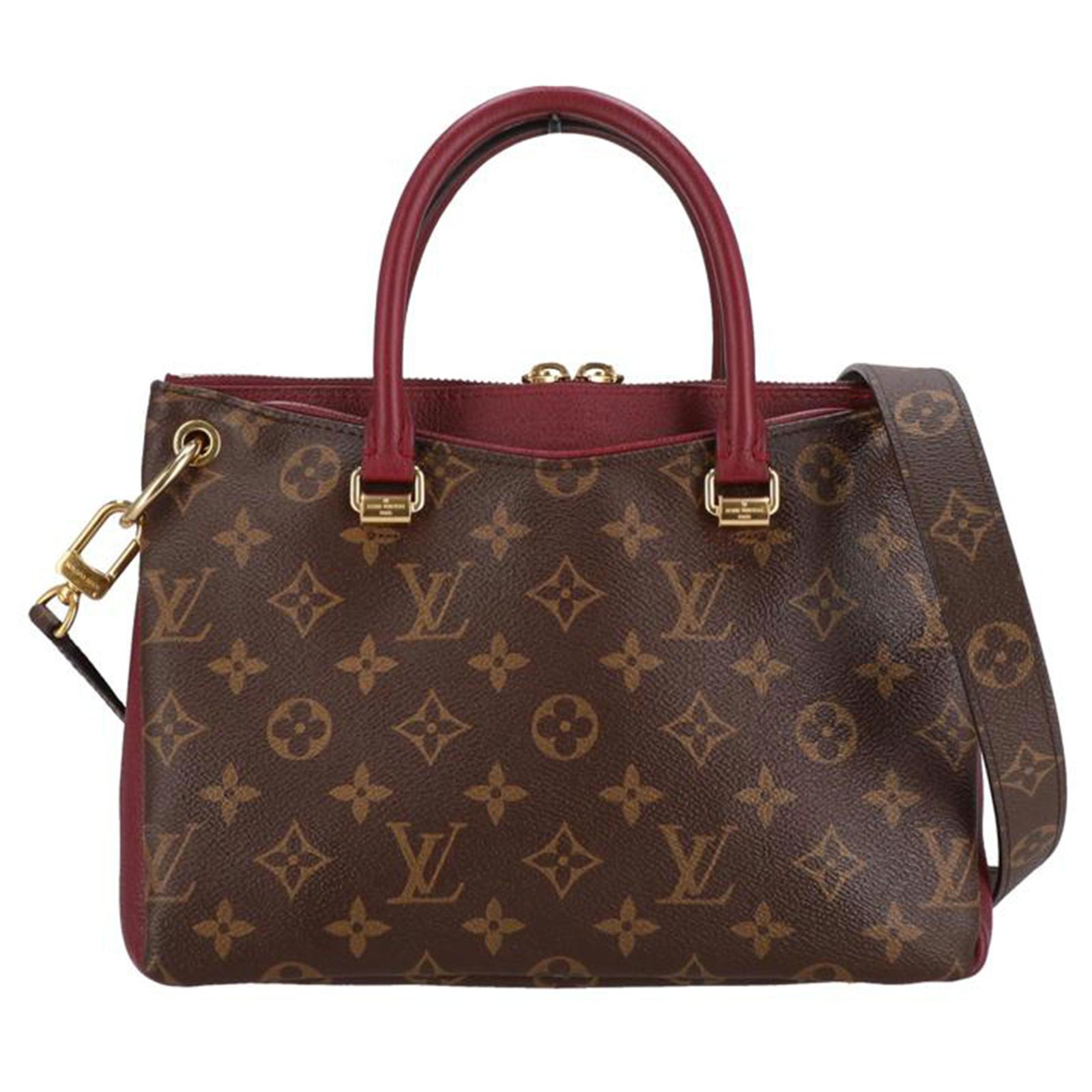 LOUIS VUITTON パラスBB/モノグラム/レザン M42961 ABランク 91