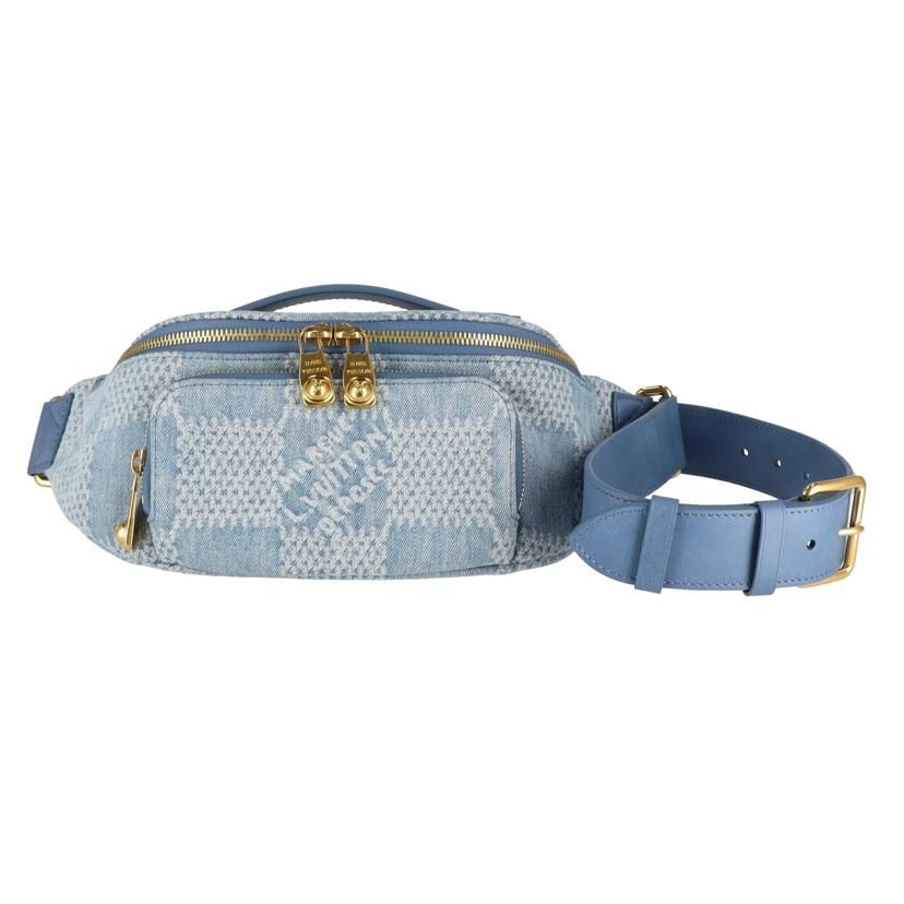 LOUIS VUITTON ラッシュ・バムバッグ/ダミエデニム3D N00205 Aランク 91