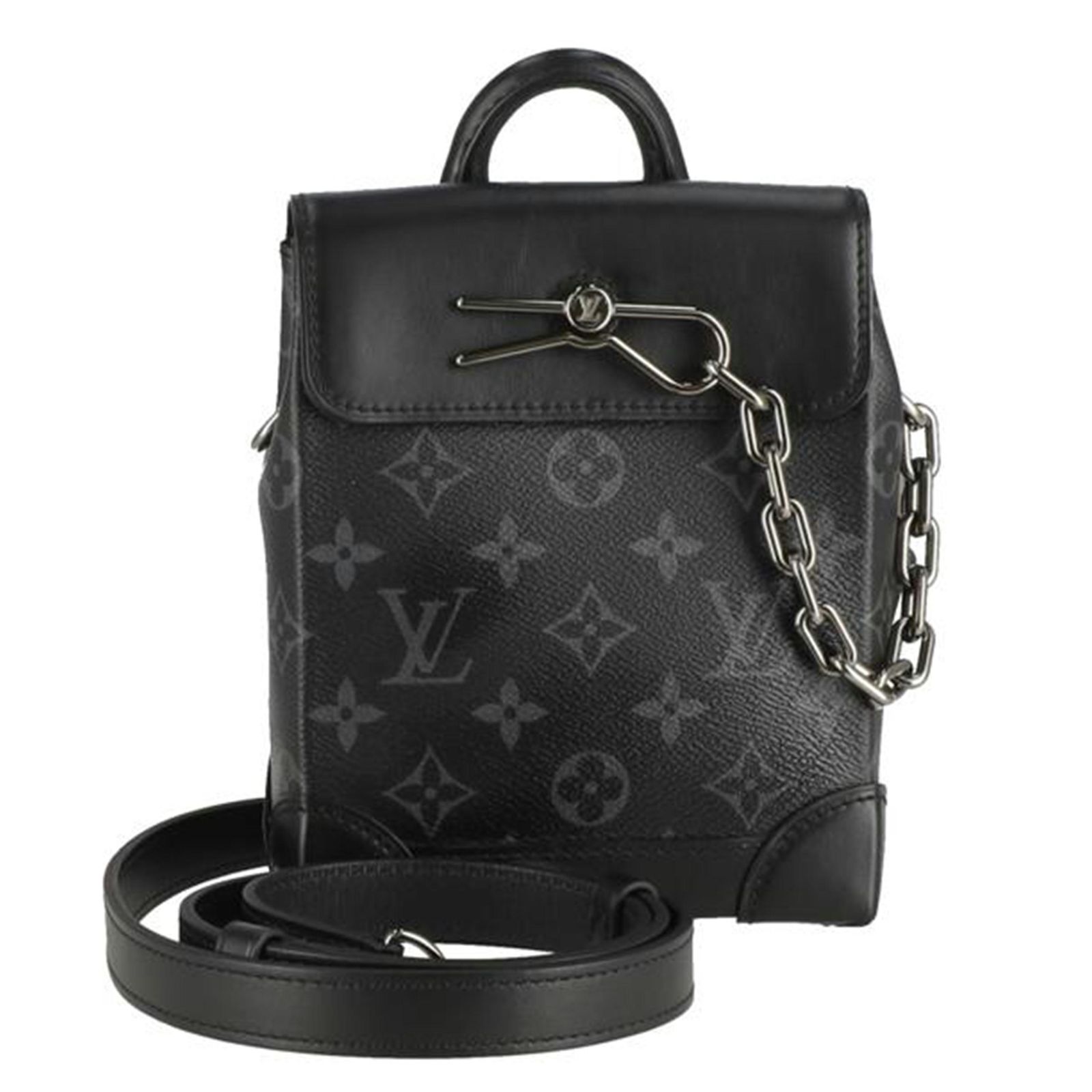 LOUIS VUITTON モノグラムエクリプス・ナノスチーマー M82774 Aランク 91