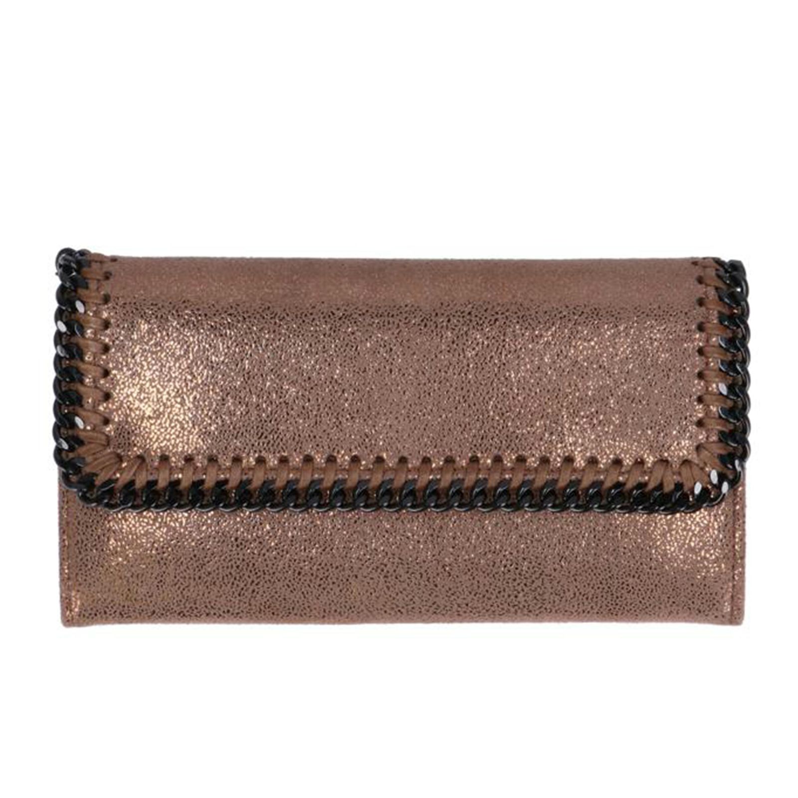 STELLA McCARTNEY ファラベラ・シャギーディア・コンチネンタルウォレット 430999 SAランク 91