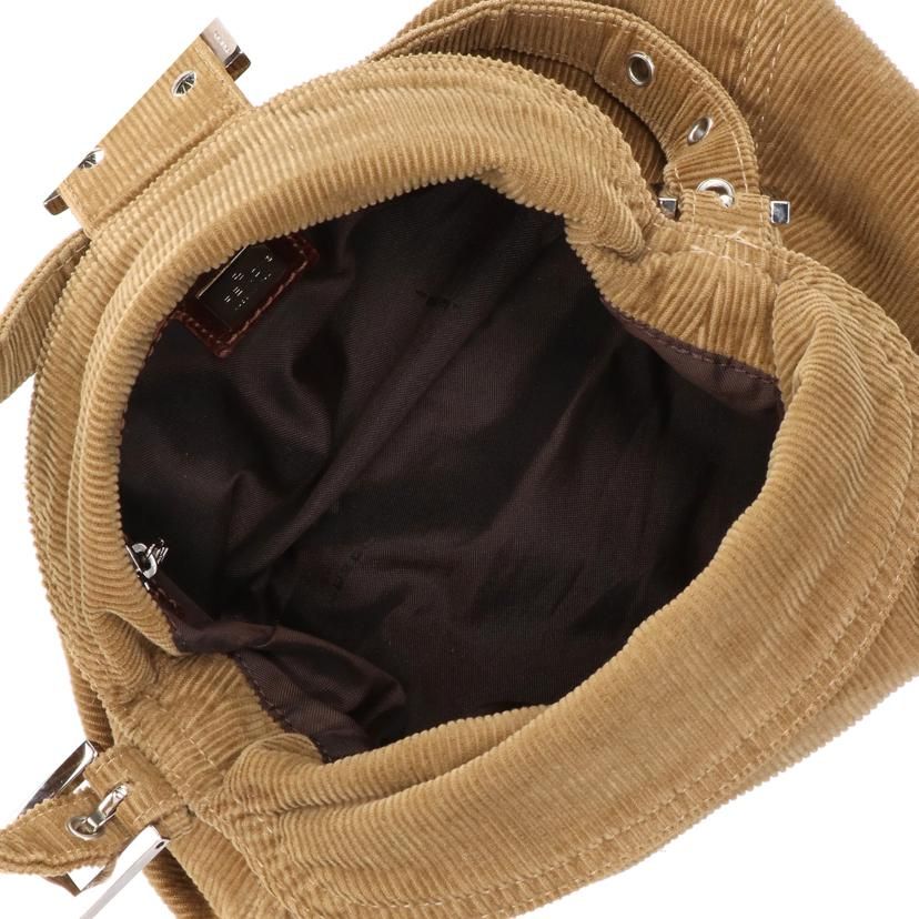 FENDI - ショルダーバッグ コーデュロイ フェンディマンマバケット 