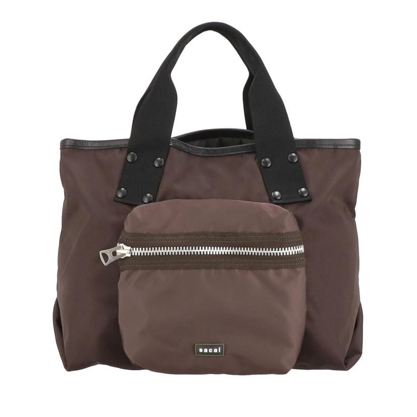 sacai ポケットトートバッグ/ミディアム 25-01021S Aランク 91 - メルカリ