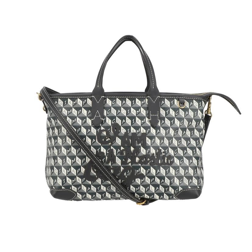 ANYA HINDMARCH AM A プラスティックバッグXS Motif Tote 162852 Aランク 91