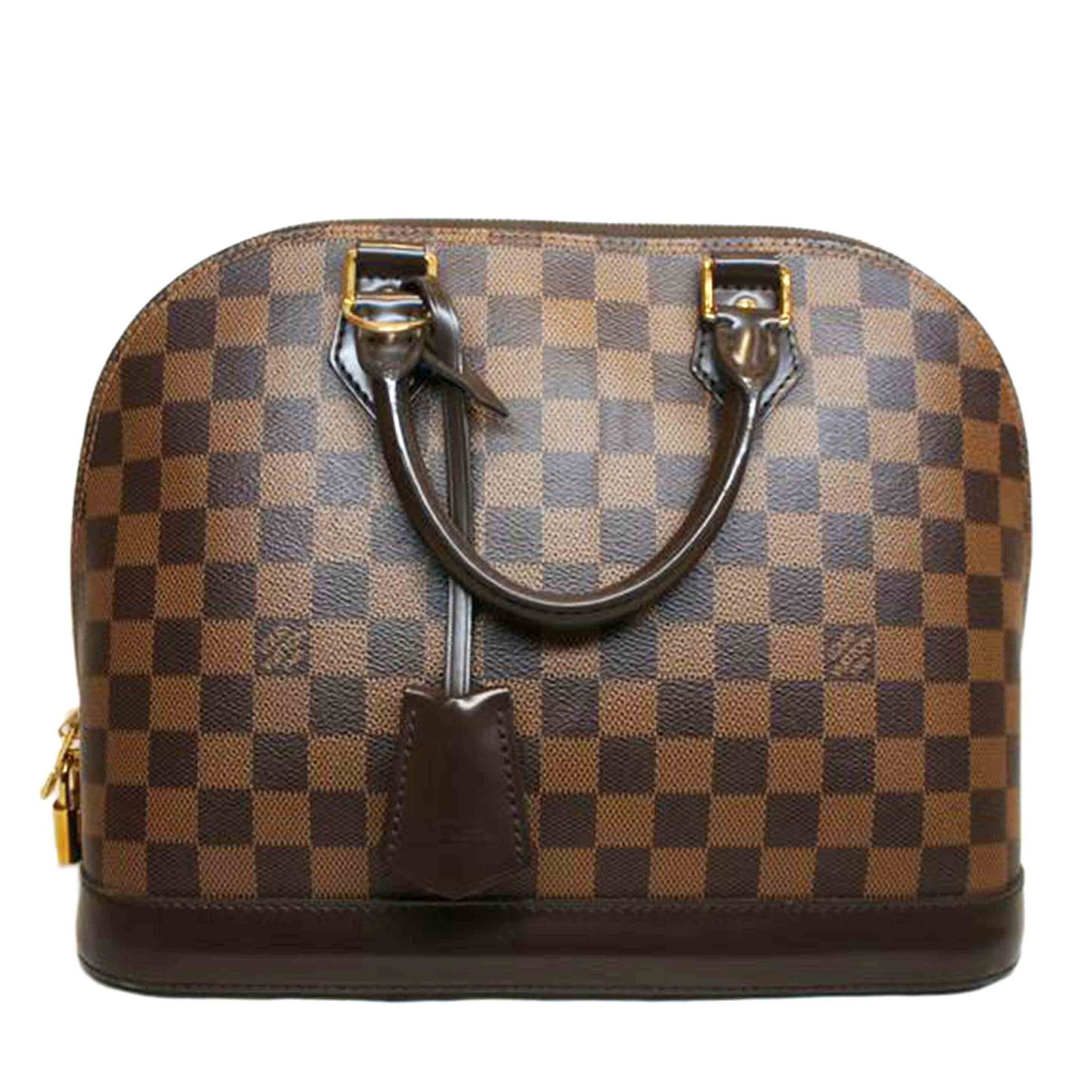 LOUIS VUITTON アルマPM エベヌ/ダミエ N53151 Aランク 92