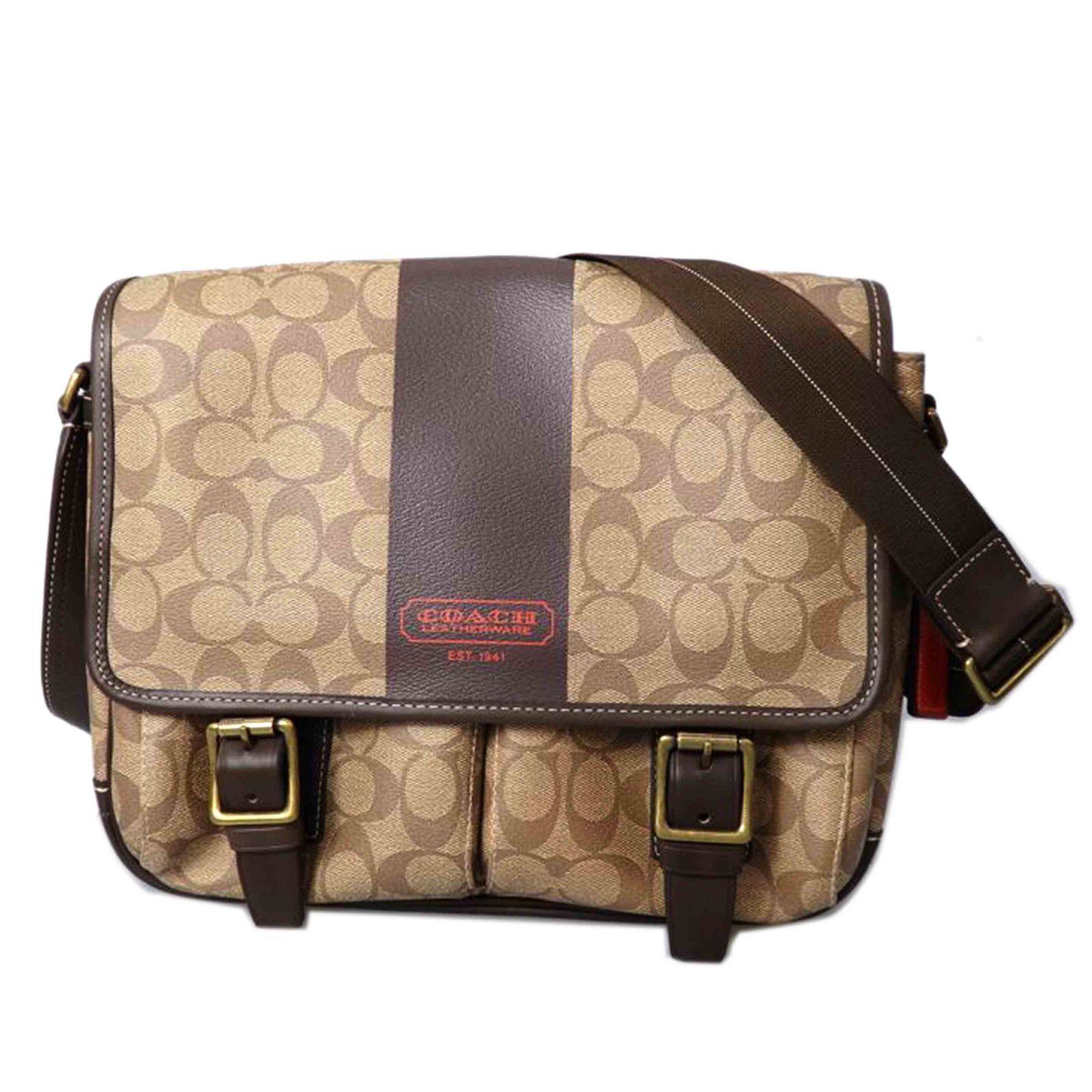 COACH シグネチャーメッセンジャーバッグ F70077 Bランク 76