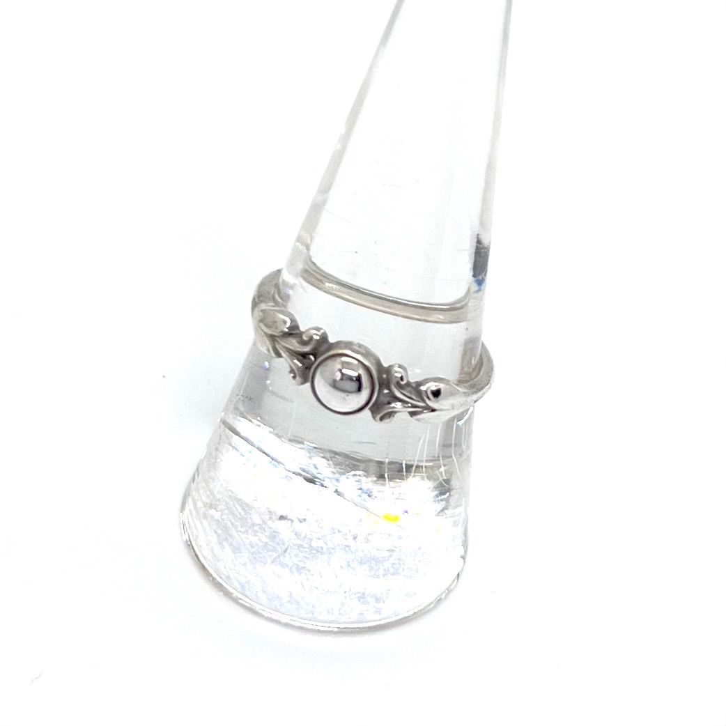 美品★GEORG JENSEN ジョージジェンセン リング 55 16号 シルバー925