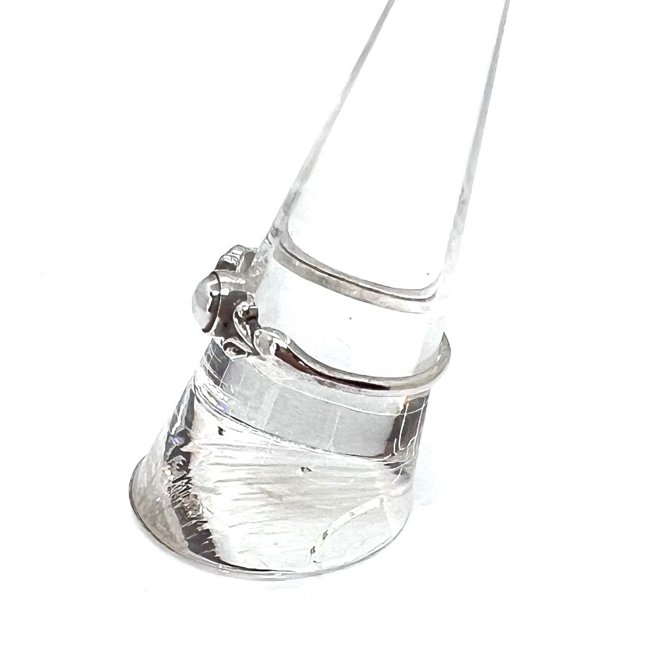 美品☆GEORG JENSEN ジョージジェンセン リング 55 16号 シルバー925