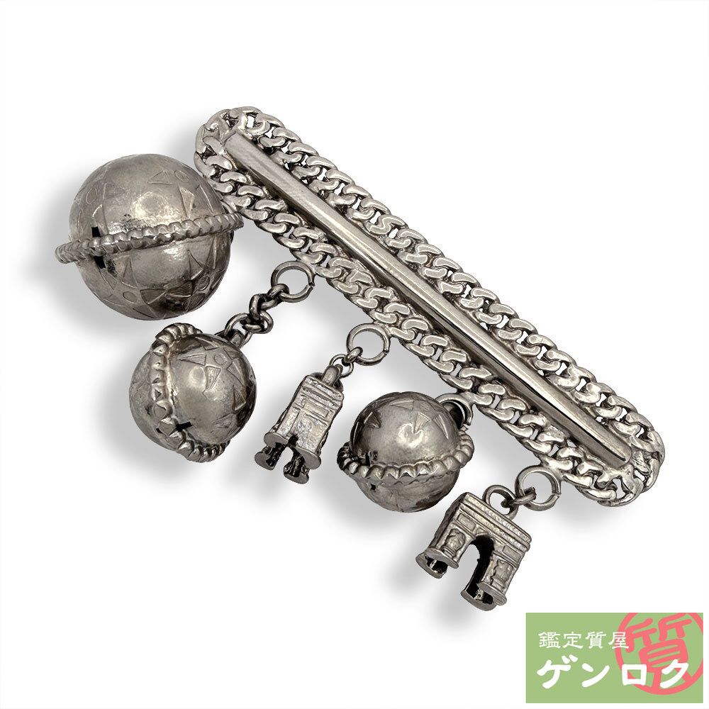 ［タグ付］セリーヌ　マカダム　スターボール　ブローチ セリーヌ 凱旋門 スターボール モチーフ ブローチ - メルカリ