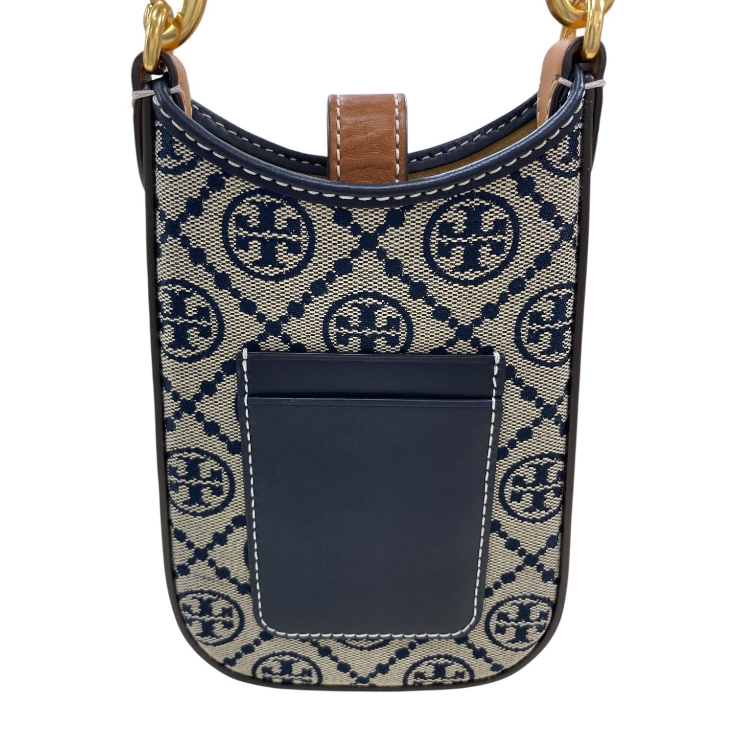 美品】トリーバーチ TORY BURCH Tモノグラム フォンクロスボディ 