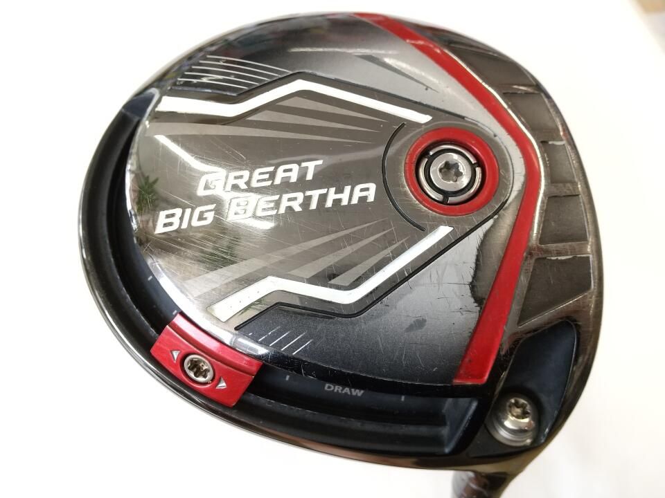 キャロウェイ　GREAT BIG BERTHA 2016　9.0度　BIG BERTHA　Sフレックス　ドライバー　中古　ゴルフドゥ！山口防府店【最短即日発送】