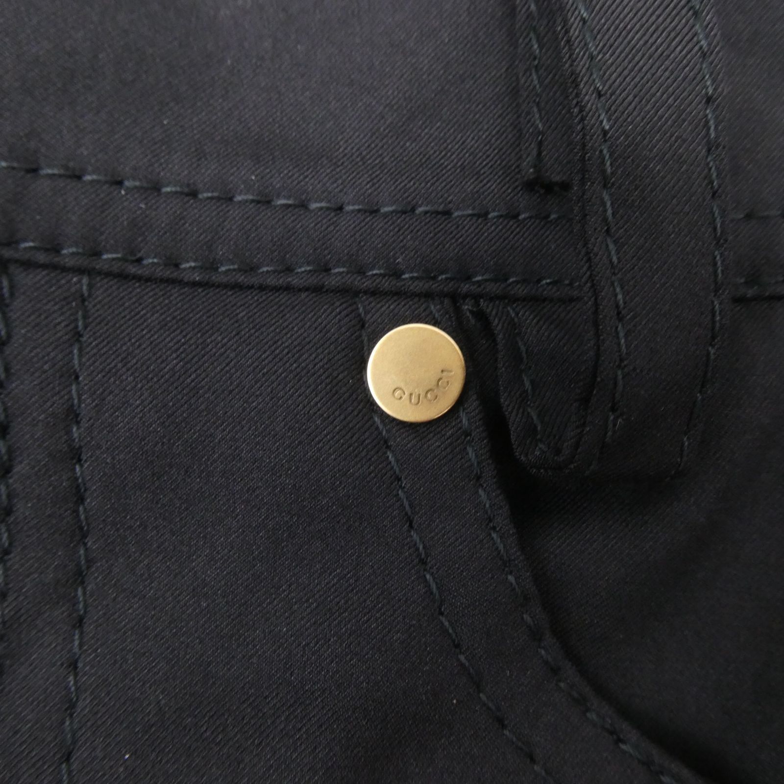 美品 GUCCI グッチ トムフォード期 シルク タイトスカート 膝丈 バック