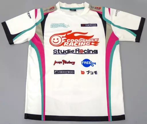 【中古】衣類 GSR 初音ミク BMW スーツレプリカTシャツ(N.TANIGUCHIver.) ホワイト XLサイズ 「VOCALOID」