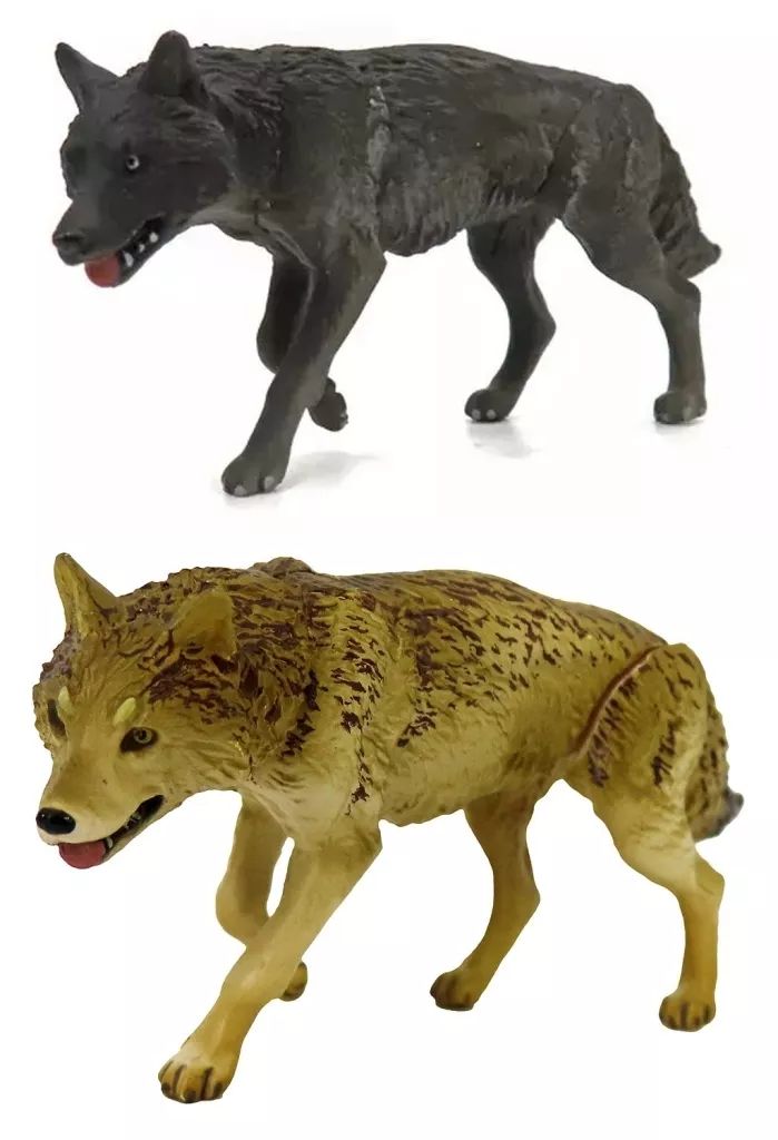 【中古】トレーディングフィギュア 全2種セット 「旭山動物園カプセル・ズー オオカミの森完成記念 数量限定特別フィギュア」