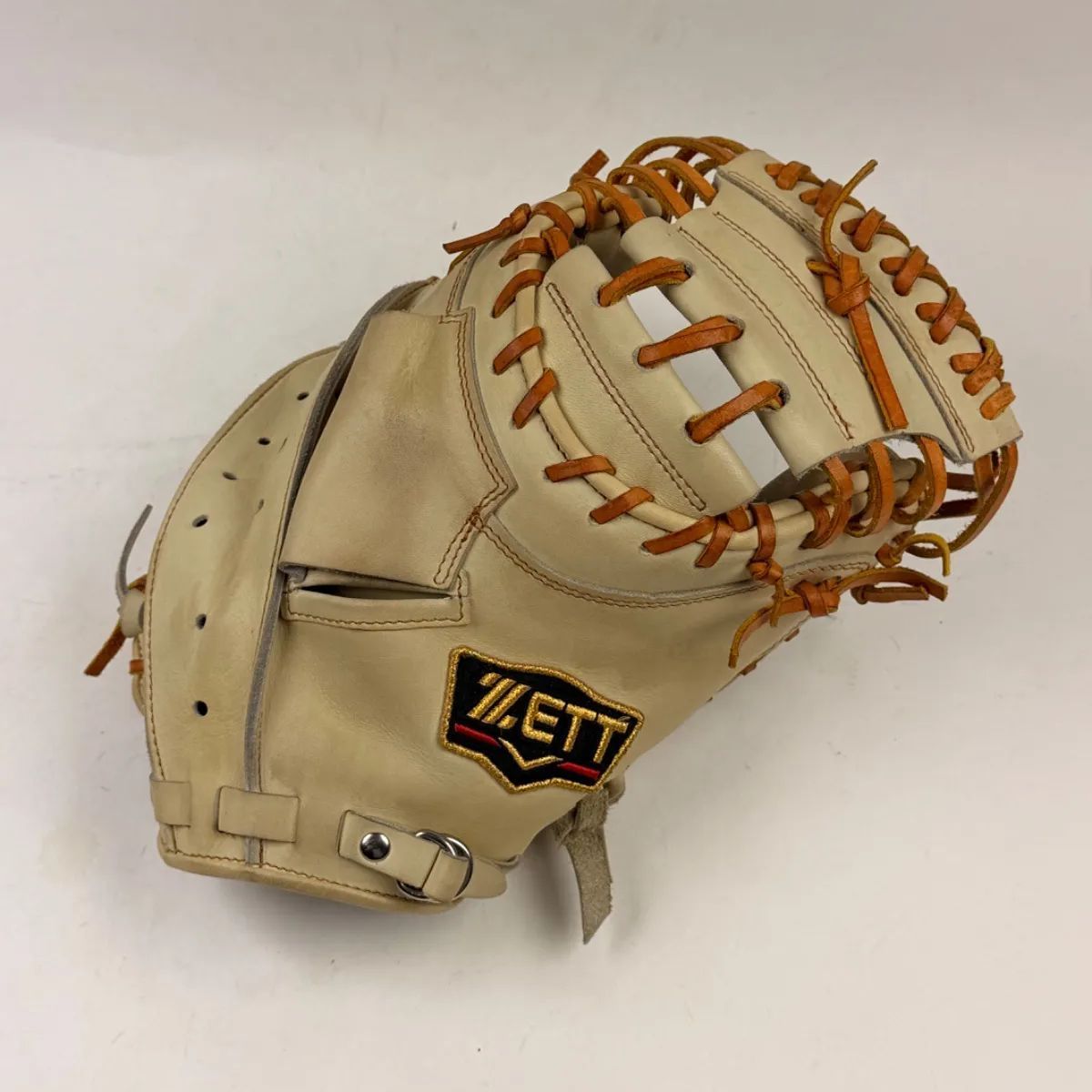 中古 ZETTプロステイタス軟式キャッチャーミット グラブ袋付き - メルカリ