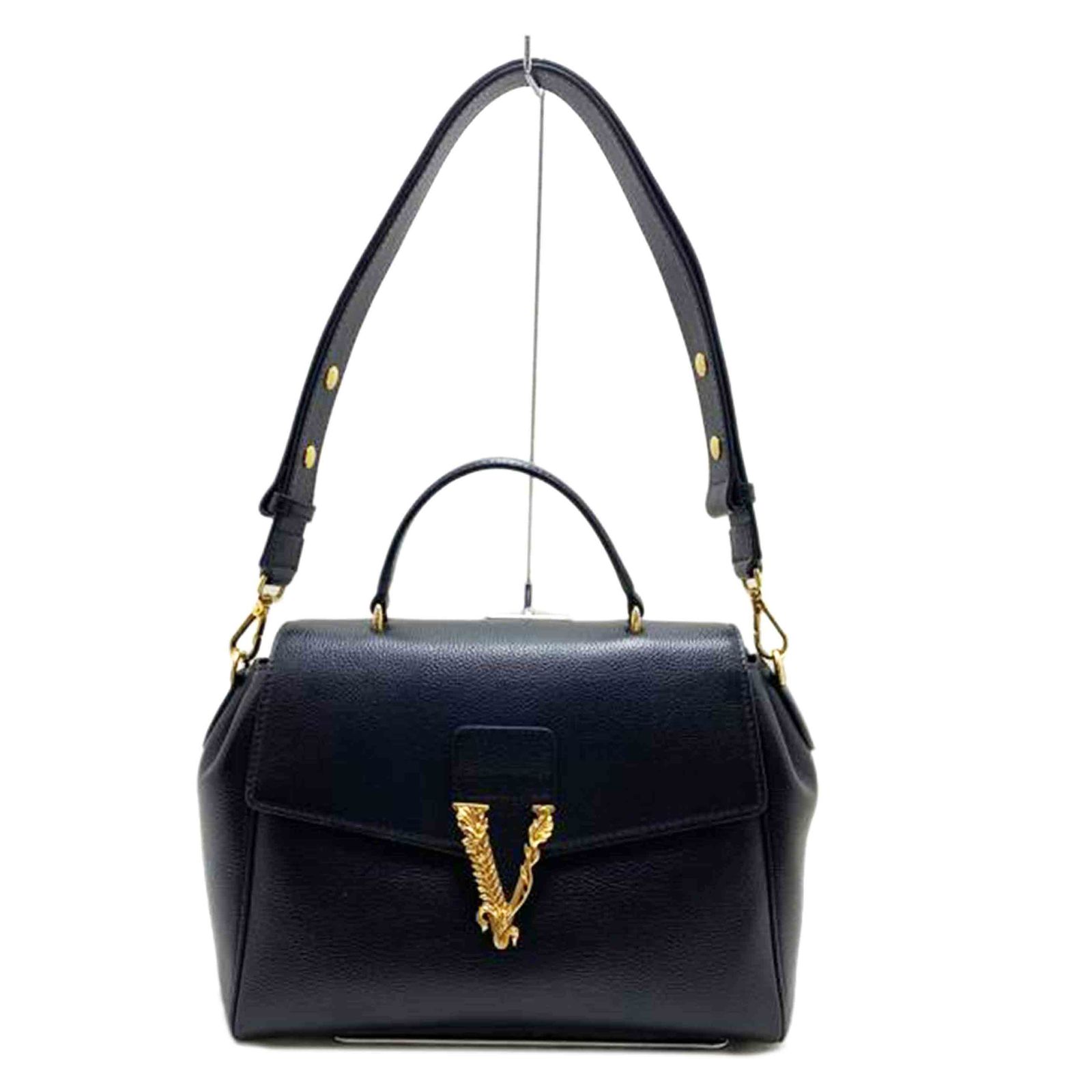VERSACE ヴィルトゥス 2WAYレザーハンド 1013351 Bランク 51