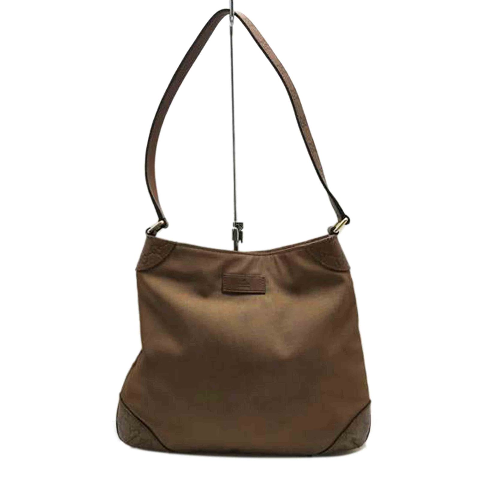 GUCCI グッチシマナイロンGGレザーショルダーバッグ 248272 Bランク 51