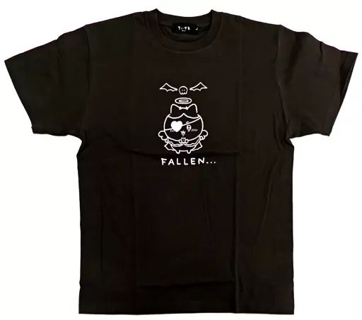 【中古】Tシャツ だてんしなハチワレ てんし あくま Tシャツ 堕天使なハチワレ スミ XLサイズ 「ちいかわ なんか小さくてかわいいやつ てんし あくま＠東京駅」