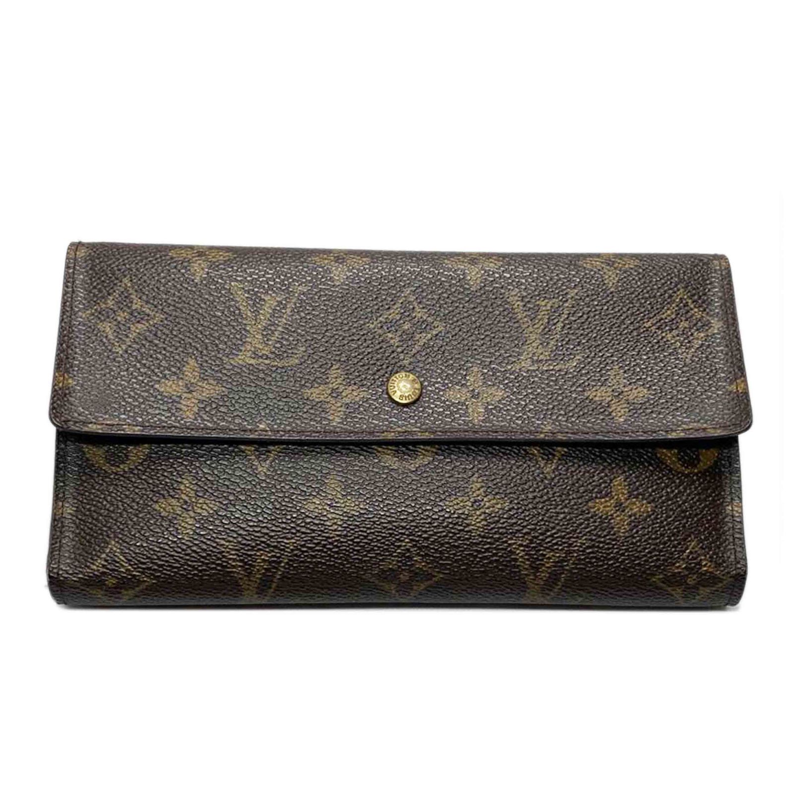 LOUIS VUITTON モノグラム ポルトフォイユ インターナショナル M61217 Bランク 52