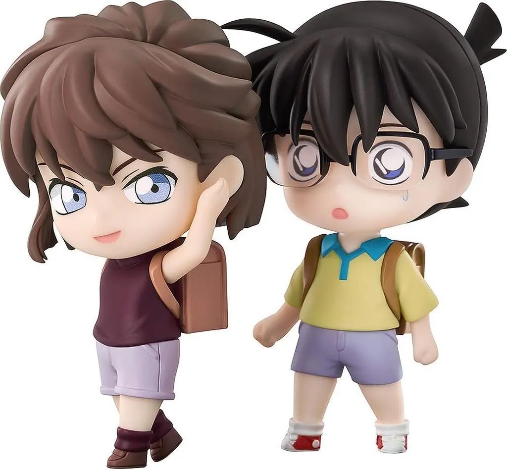 【中古】トレーディングフィギュア Qset+ 名探偵コナン 江戸川コナン&灰原哀