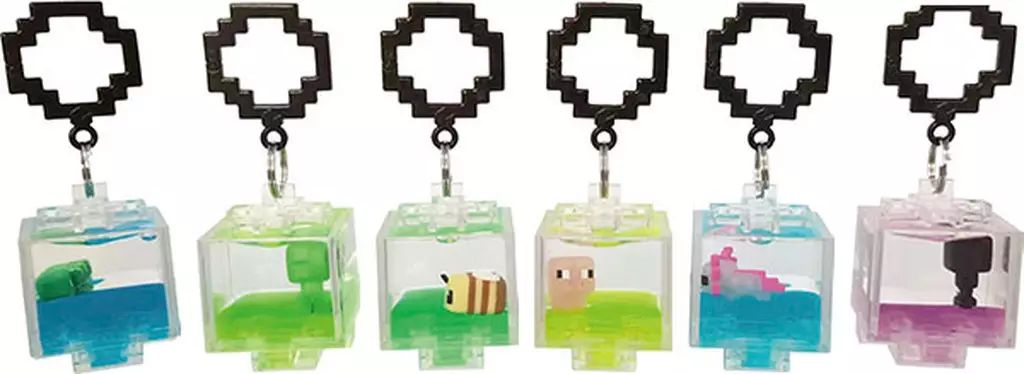 【中古】キーホルダー 全6種セット 「MINECRAFT -マインクラフト- オイル チャーム キーホルダー」