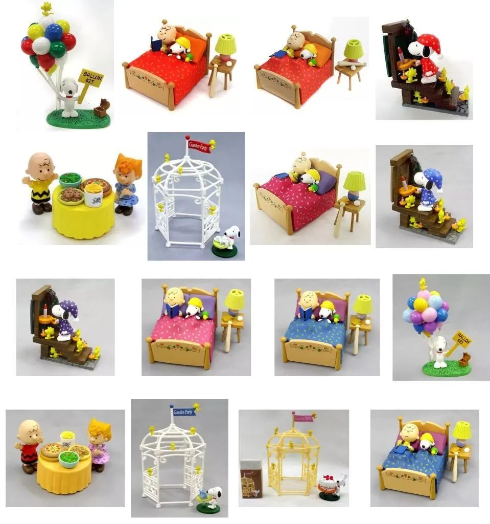 【中古】トレーディングフィギュア 全16種セット 「The Art of Dreams スヌーピーの世界2」