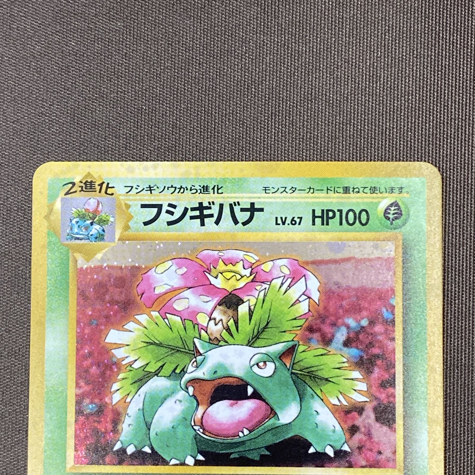 浜館56-2154] ポケモンカード ポケカ フシギバナ Lv.67 旧裏面 [中古品