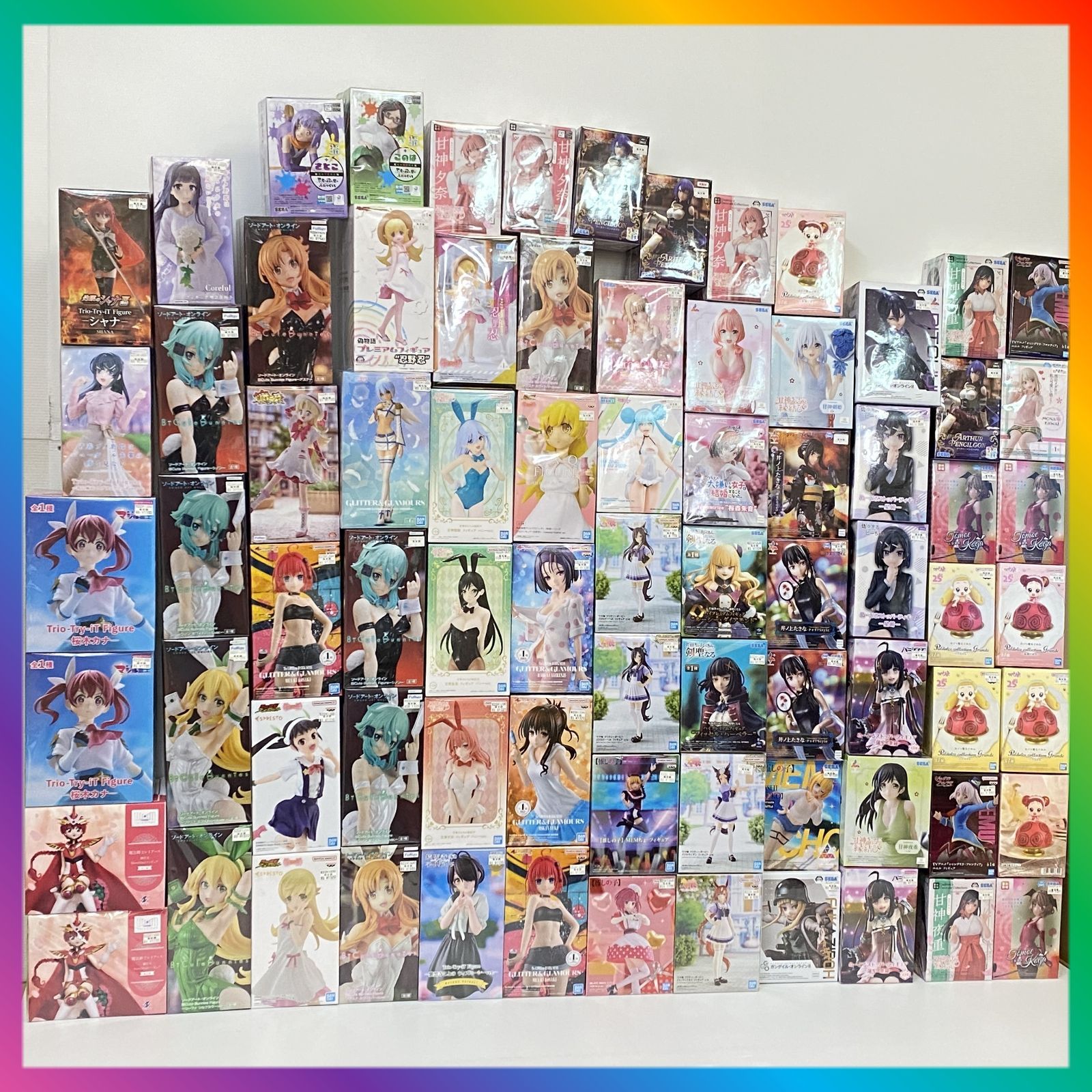 ▲【3個口発送】 コミック・アニメ フィギュア まとめ 超大量 SAO 物語シリーズ ウマ娘 他 ※箱ダメージ品含む 未開封品 smbfig097078