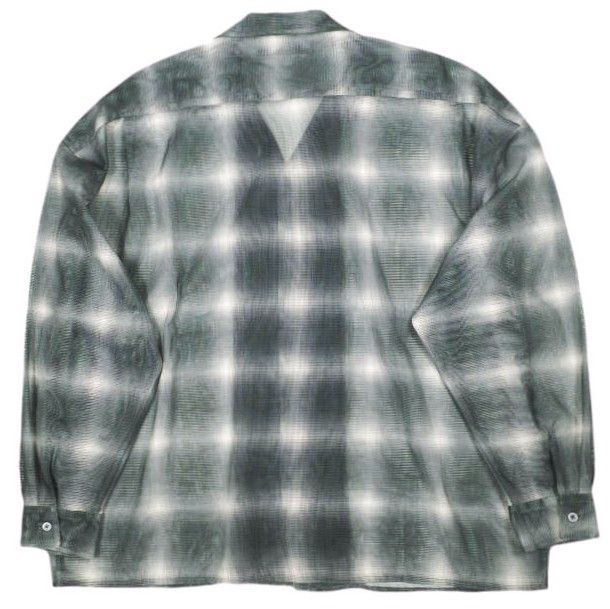 Danke Schon ダンケシェーン 25SS OMBRE CHECK MESH LONG SLEEVE SHIRT