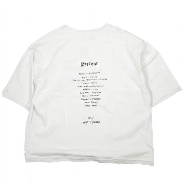 Danke Schon ダンケシェーン 25SS SWITCH S/S TEE NYC ダメージ加工