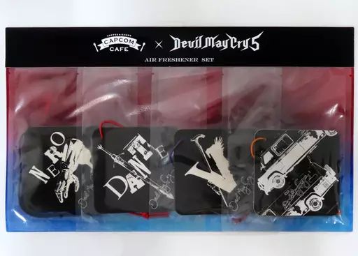 【中古】雑貨 ネロ&ダンテ&V&DMCモーターホーム柄 エアーフレッシュナーセット 「CAPCOM CAFE×デビルメイクライ5」